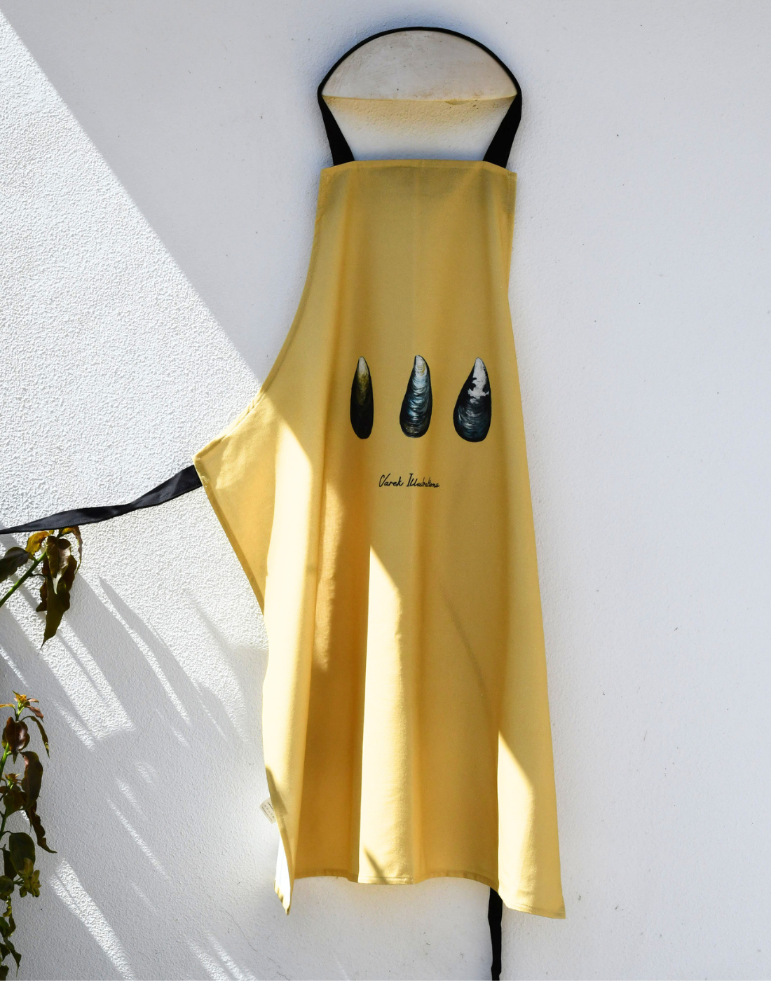 Tablier Curry 100% coton : Les Moules