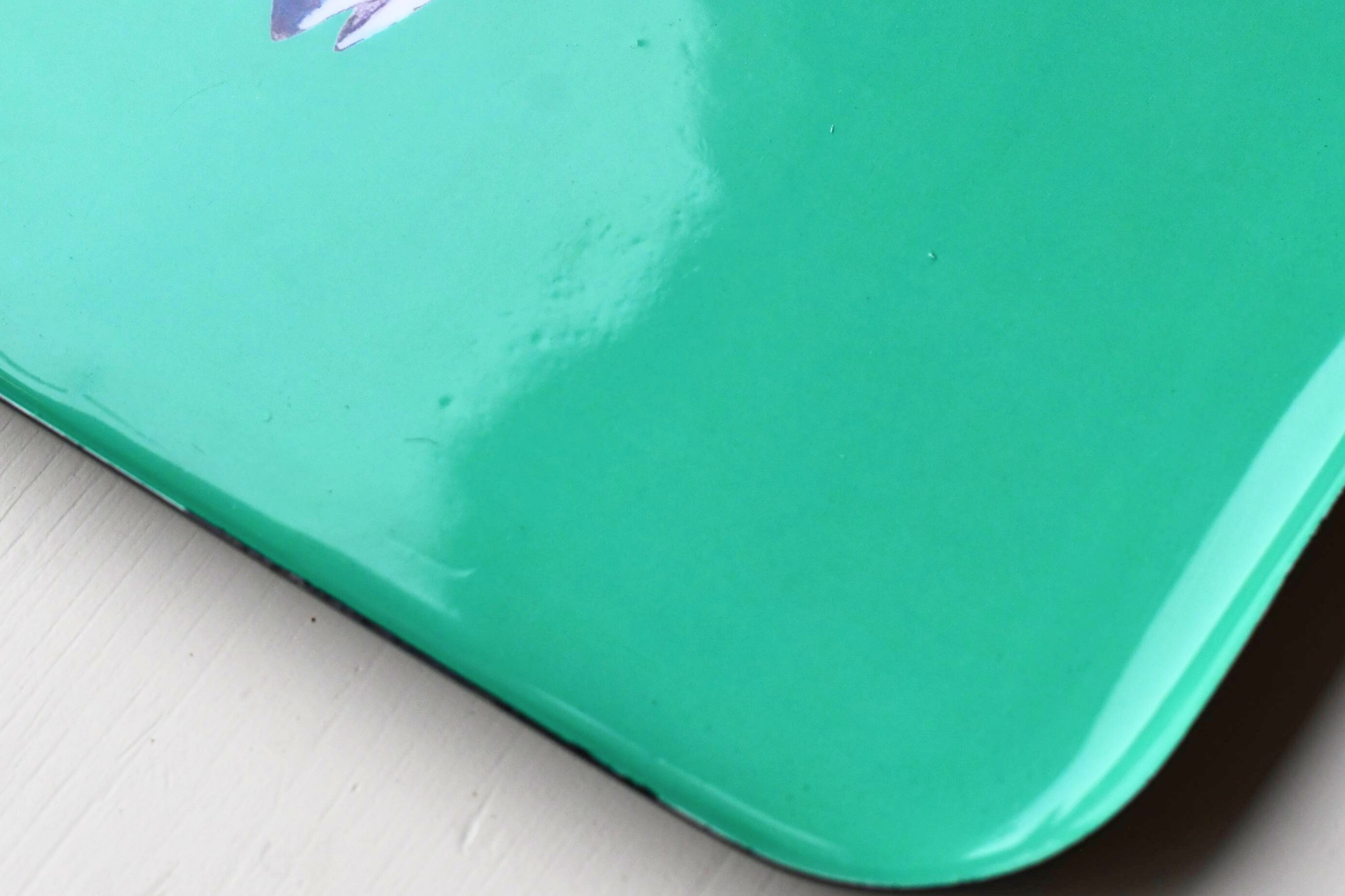 Plateau en aluminium émaillé 40 x 25 cm : Le Maquereau