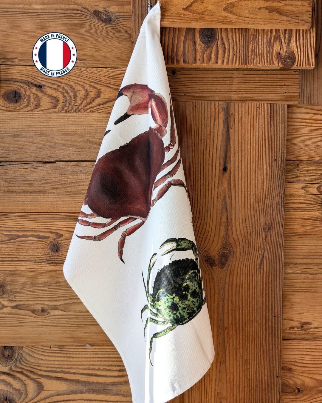 100% cotton tea towel: The Crabs
