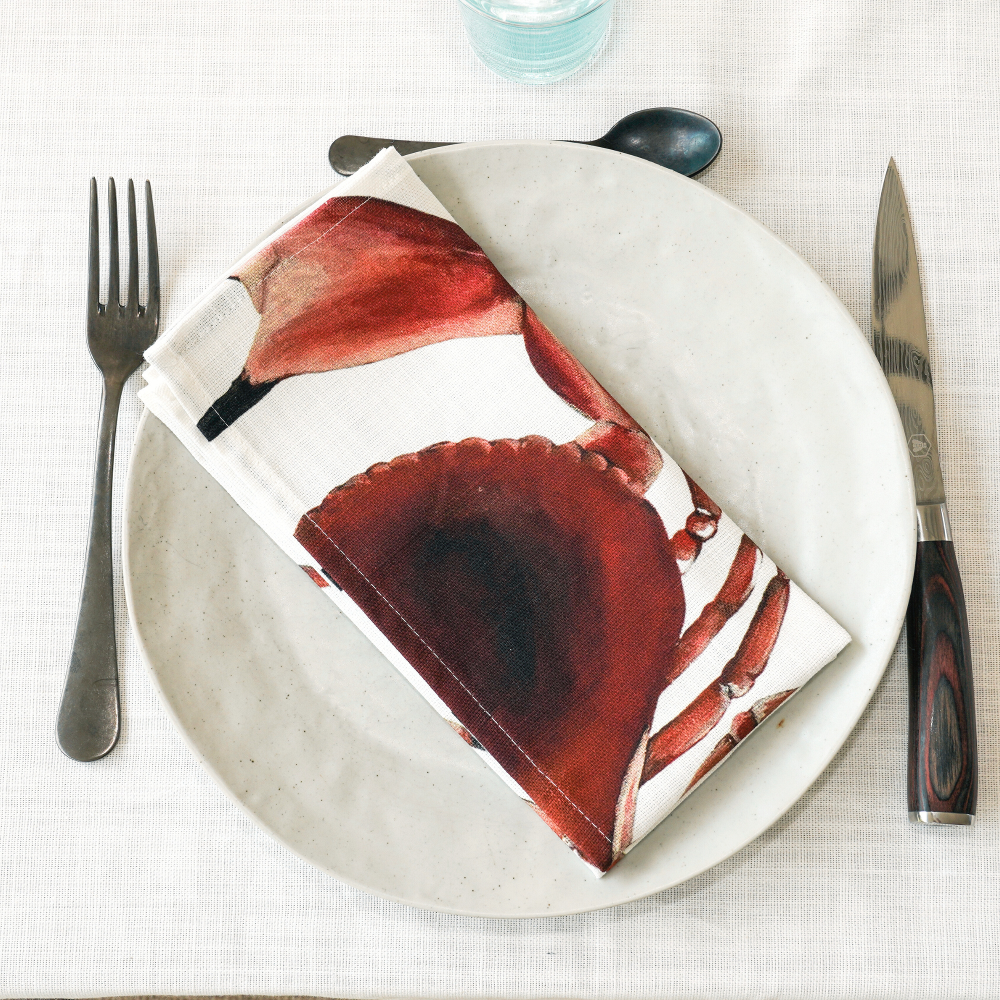 Serviette de table en coton : Tourteau