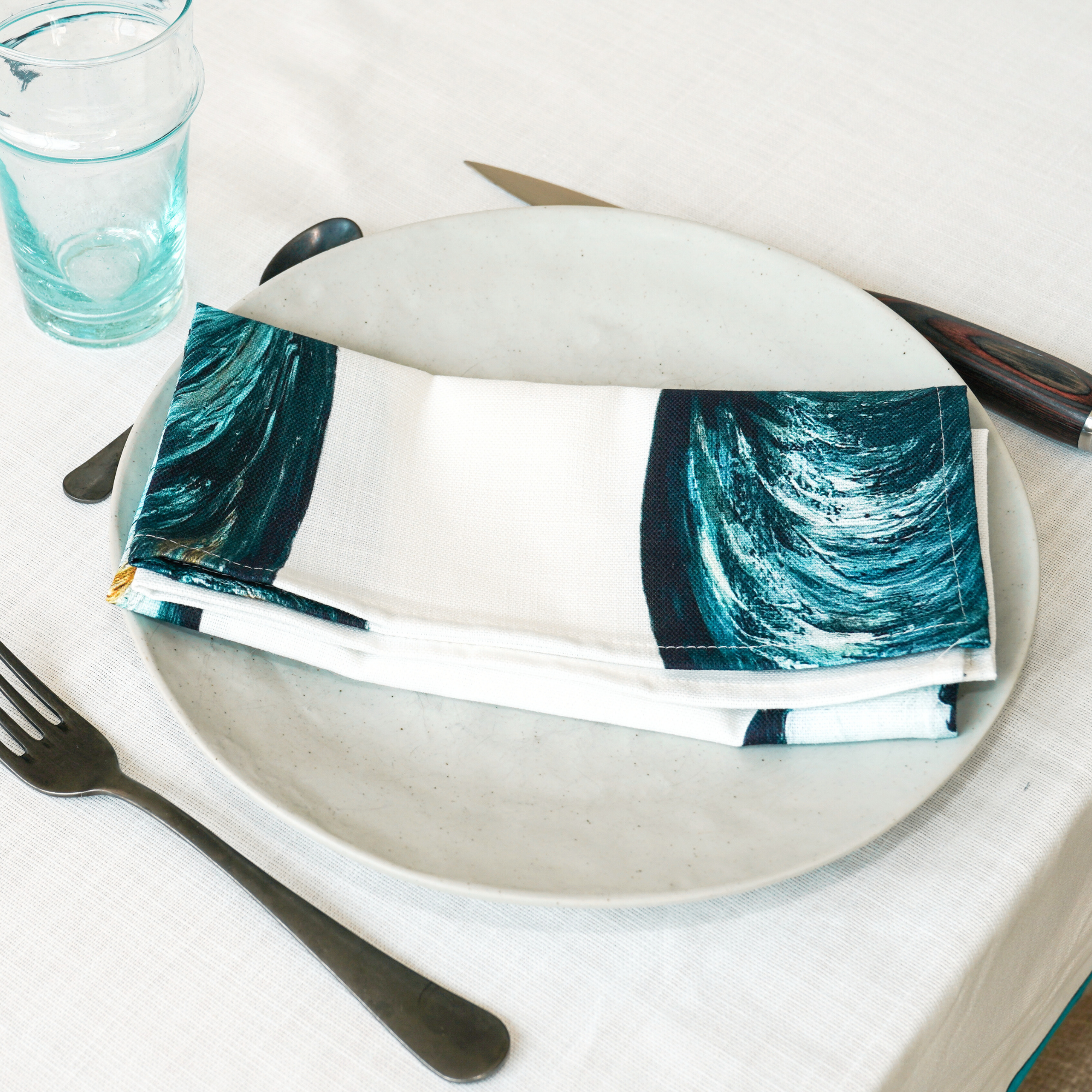 Serviette de table en coton : Moule