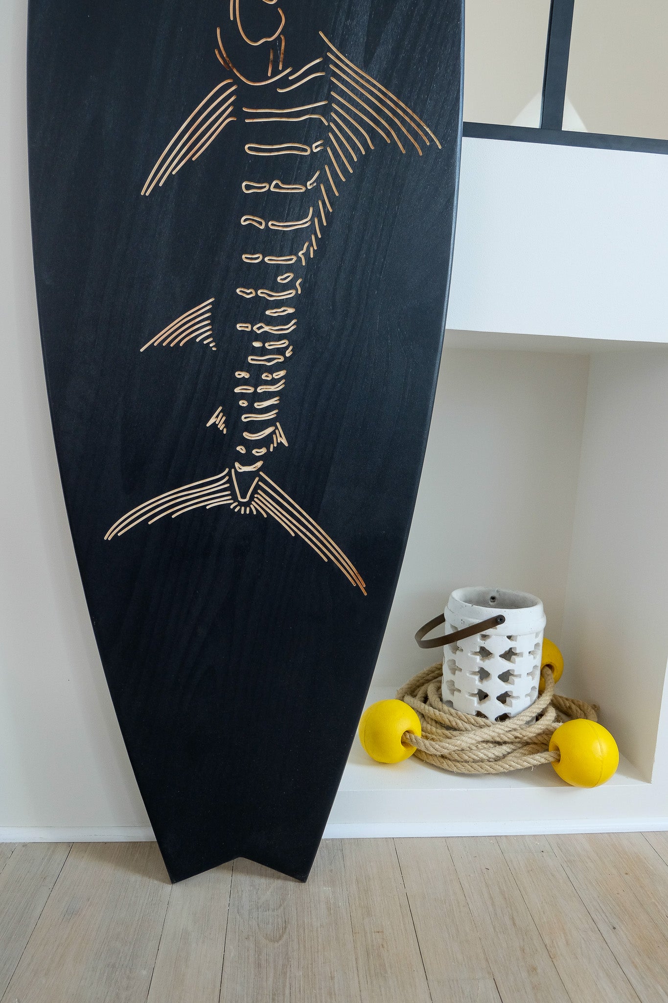 Planche de surf déco en bois : Le Marlin