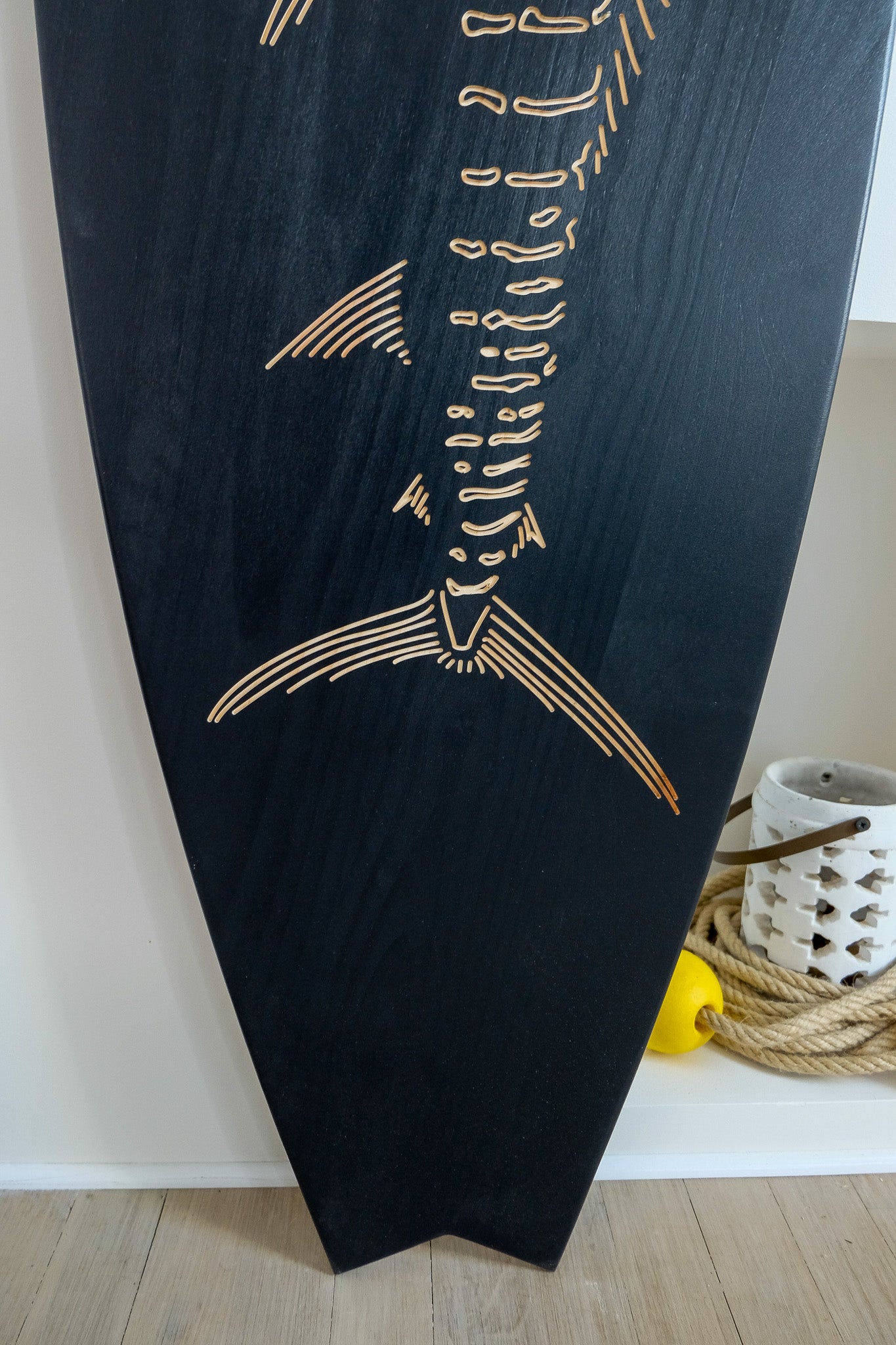 Planche de surf déco en bois : Le Marlin