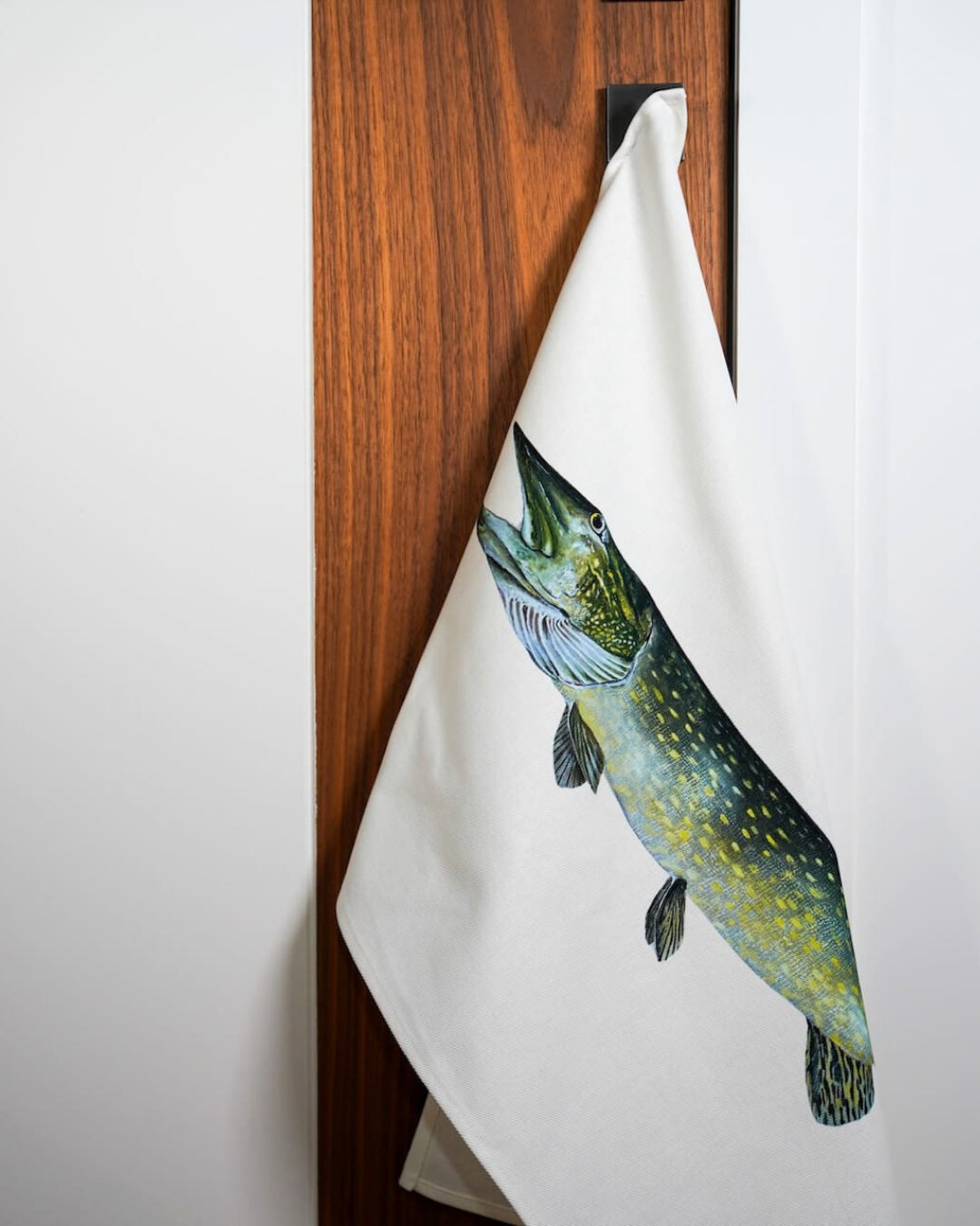 100% cotton tea towel: Le Brochet