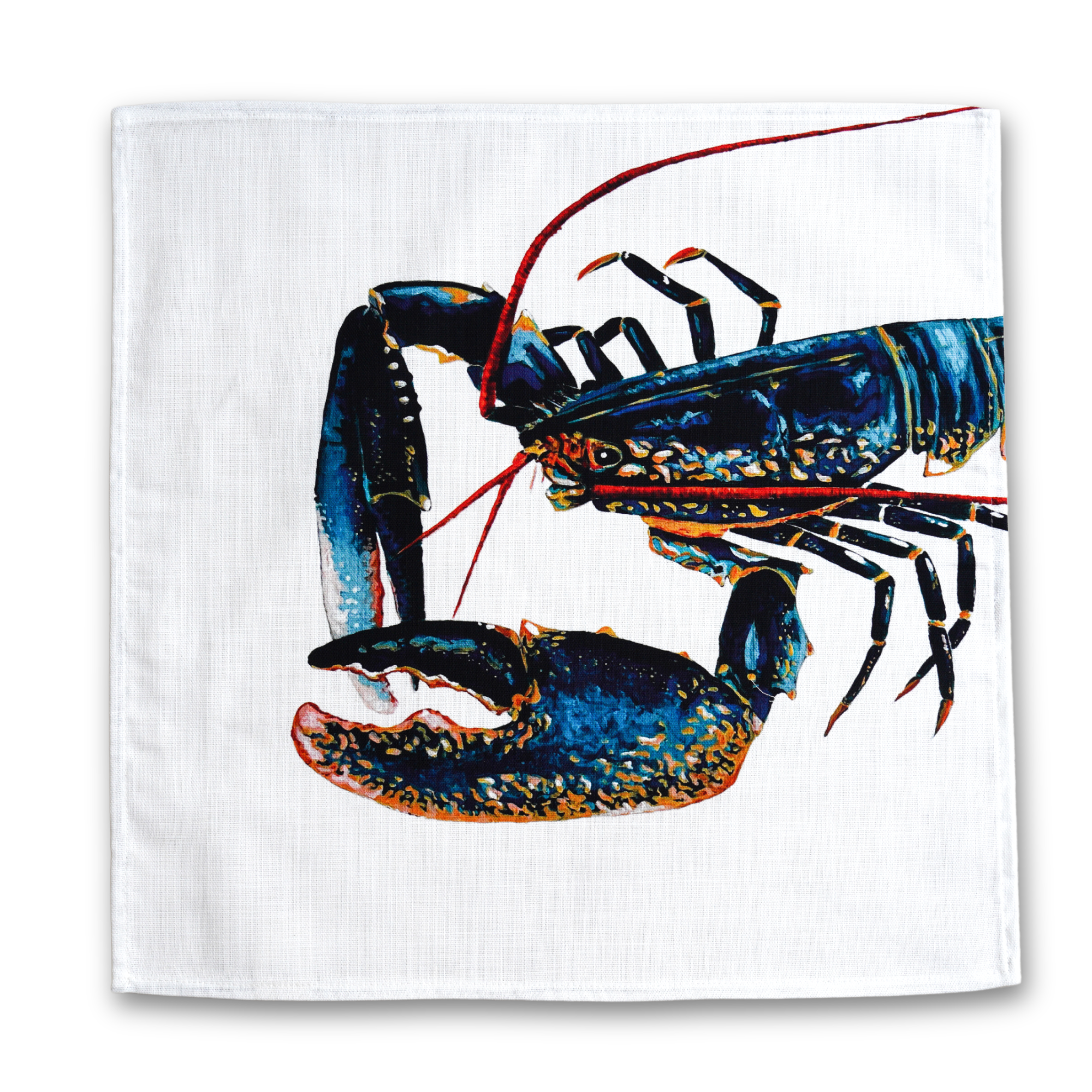 Serviette de table en coton : Homard