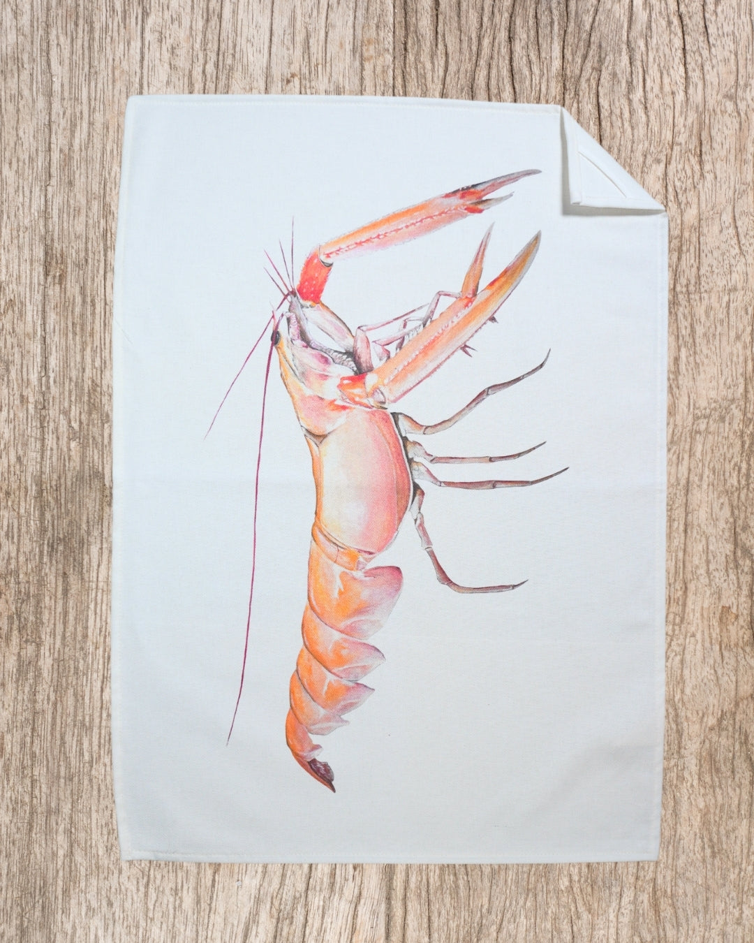 Torchon 100% coton : La Langoustine
