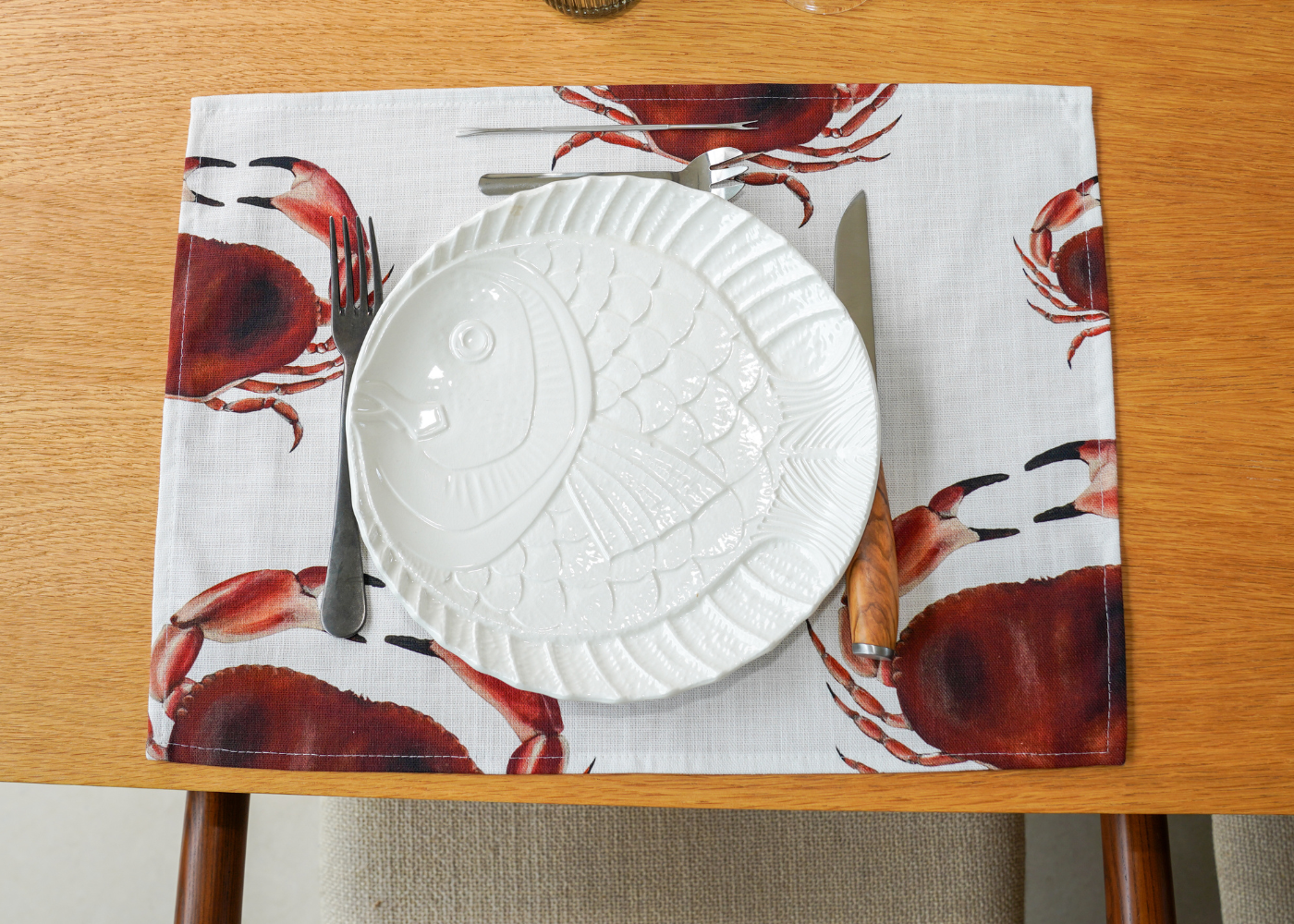 Set de table en coton enduit : Tourteau