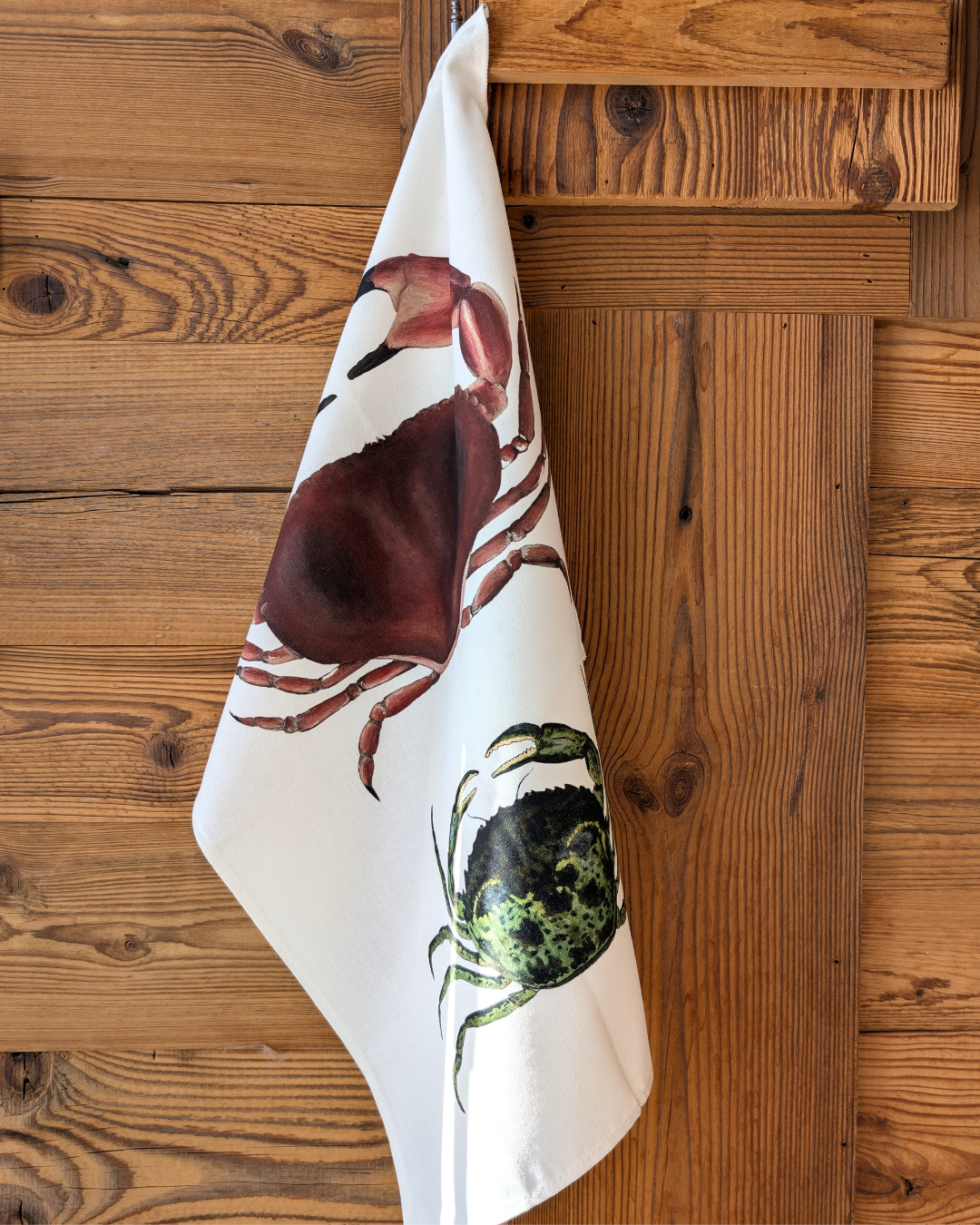 100% cotton tea towel: The Crabs