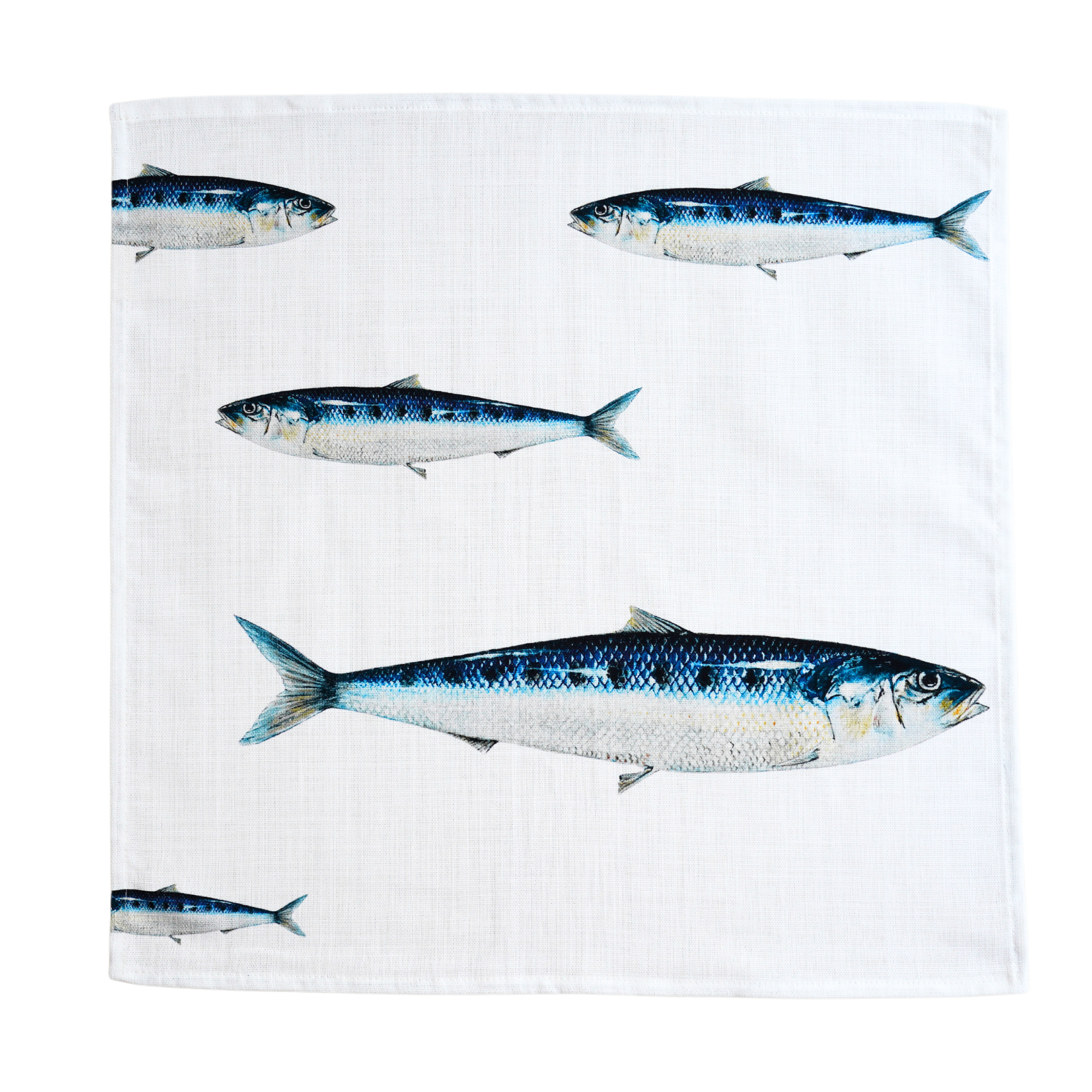 Serviette de table en coton : Sardine