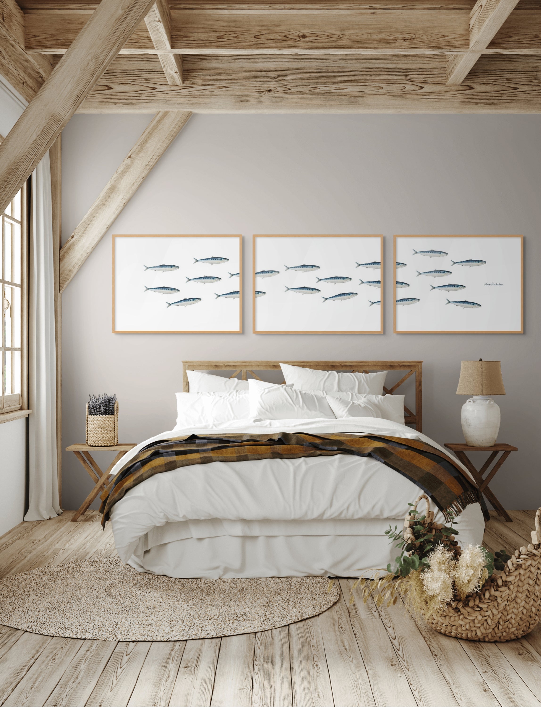 Triptyque Banc de Sardines