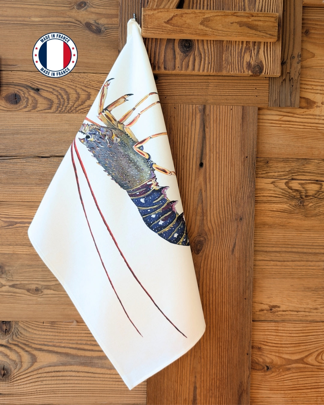 Torchon 100% coton : La Langouste