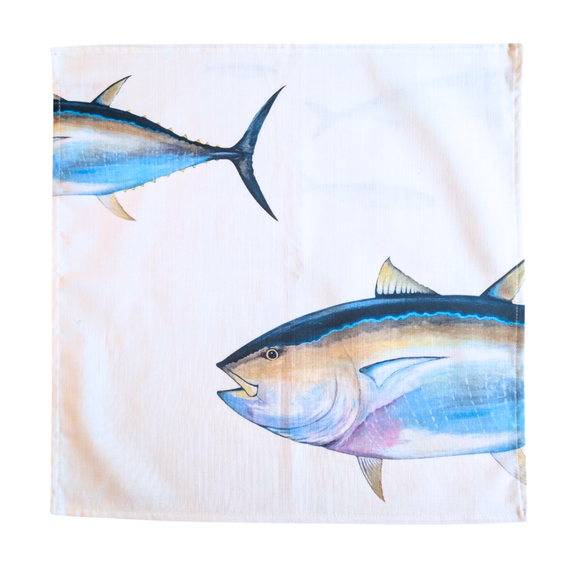 Serviette de table en coton : Thon Rouge