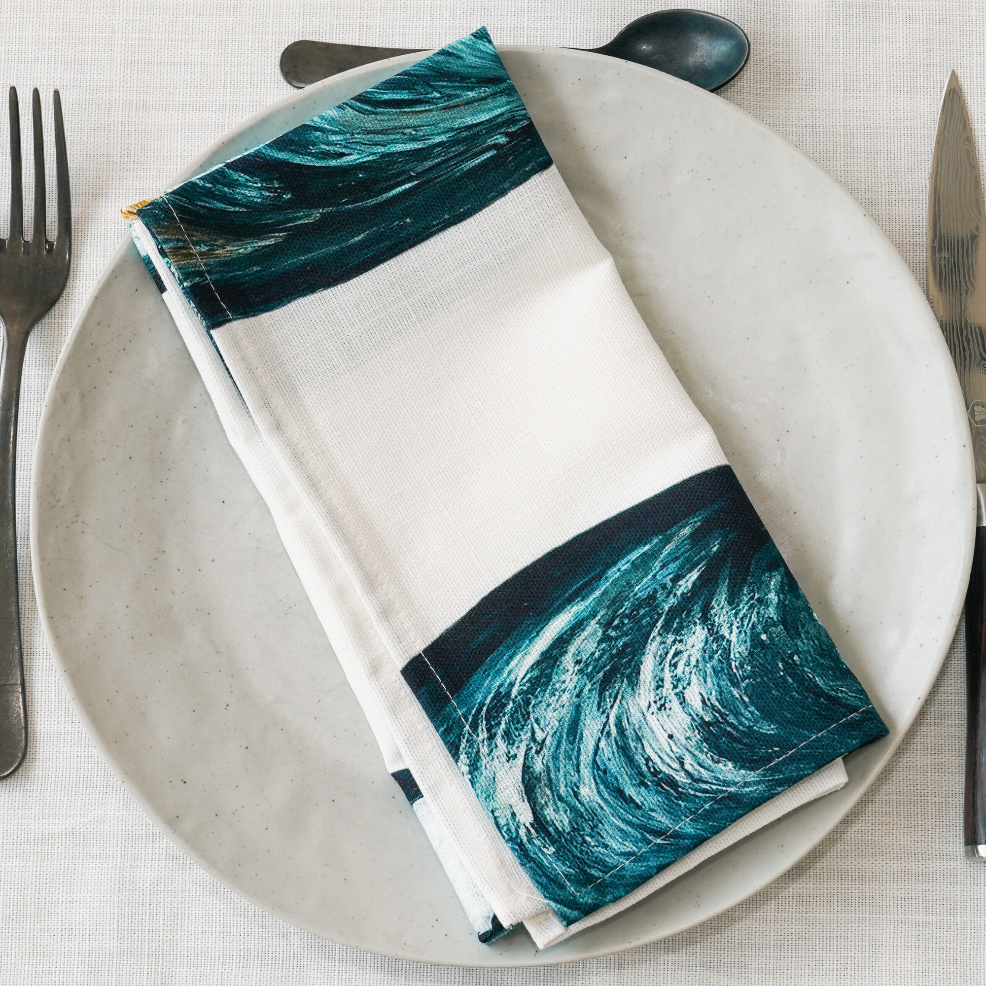 Serviette de table en coton :  Moule