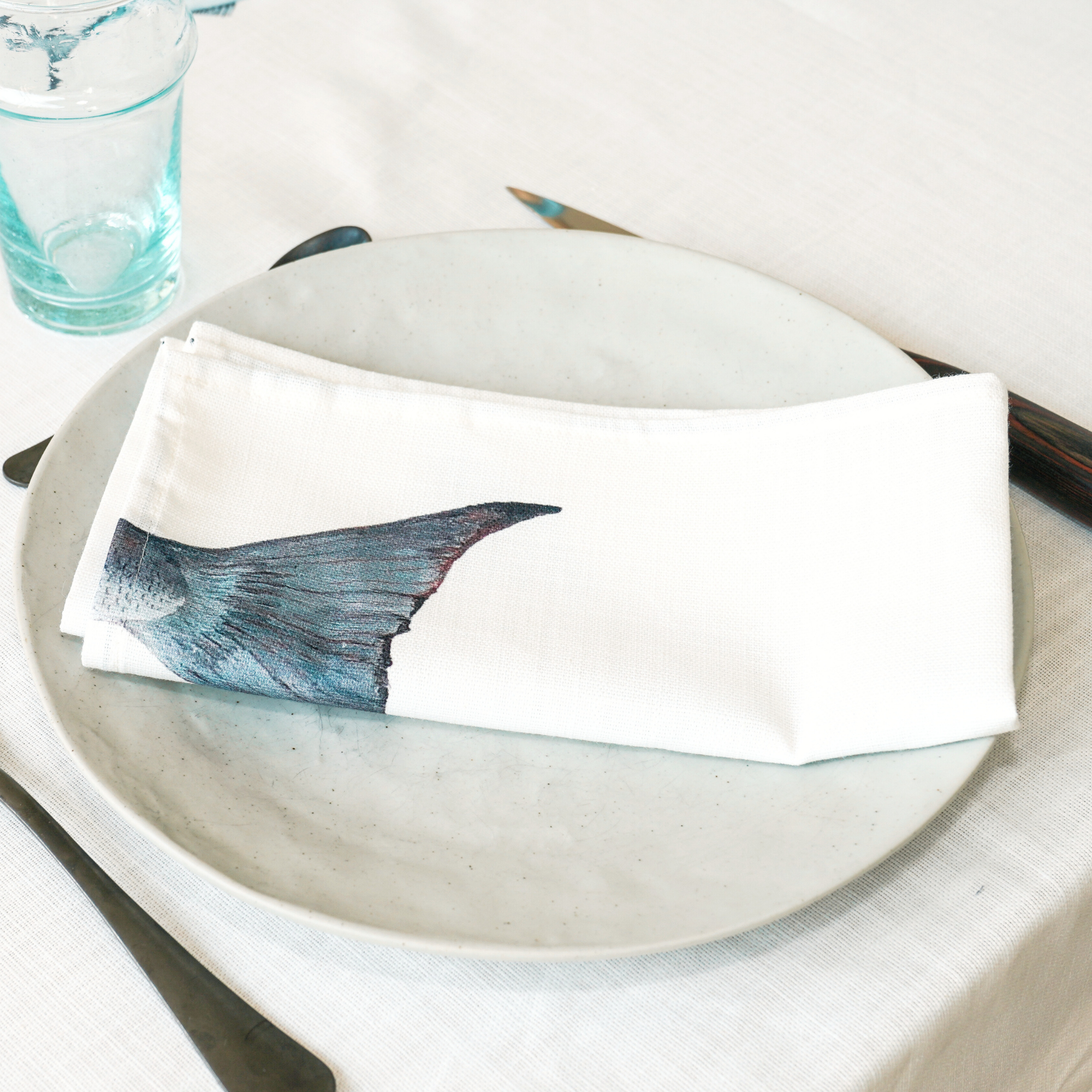 Serviette de table en coton : Dorade