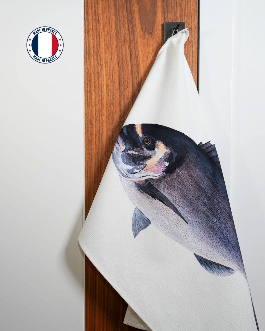 Torchon 100% coton : La Dorade Royale