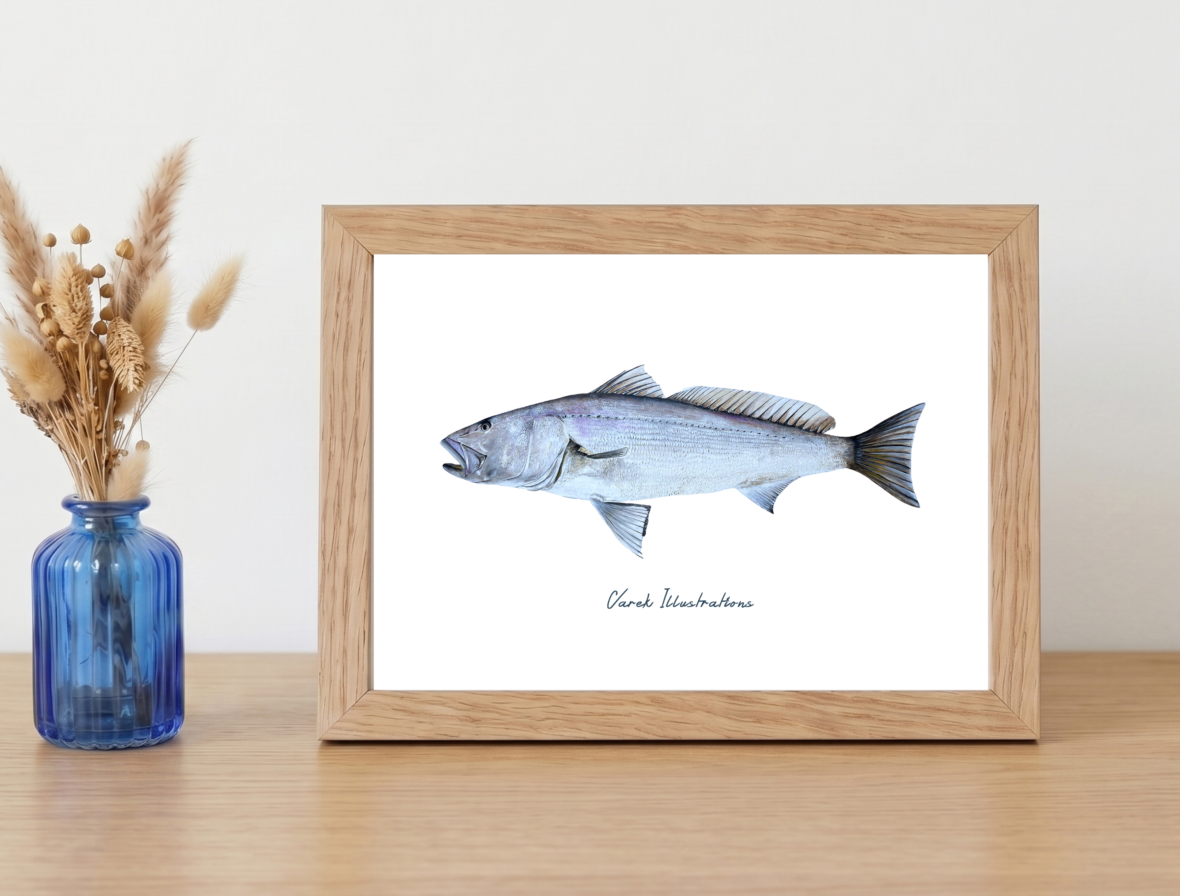 Affiche Le Maigre : Petit format encadré (A10)