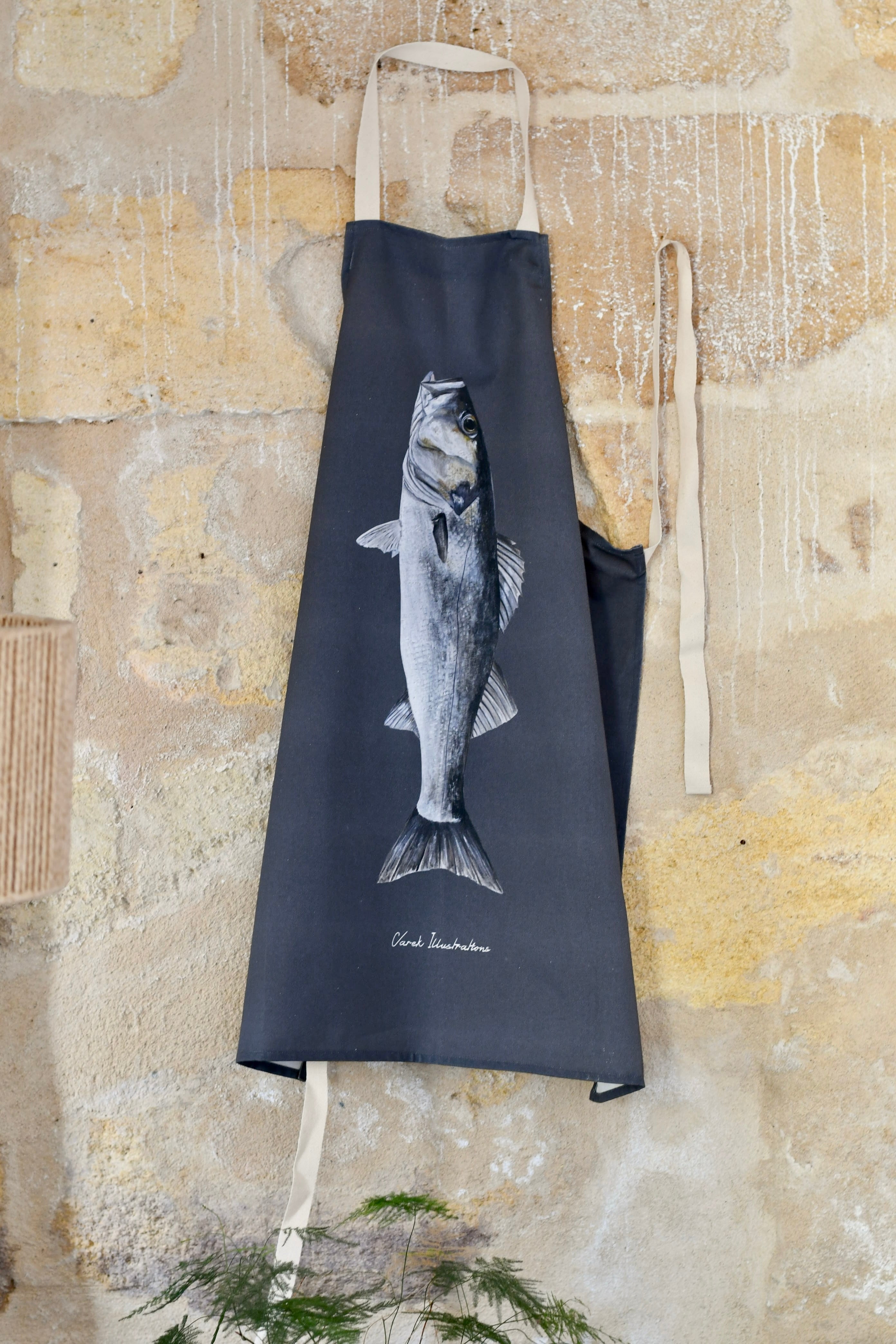 Tablier Gris Anthracite 100% coton : Le Bar