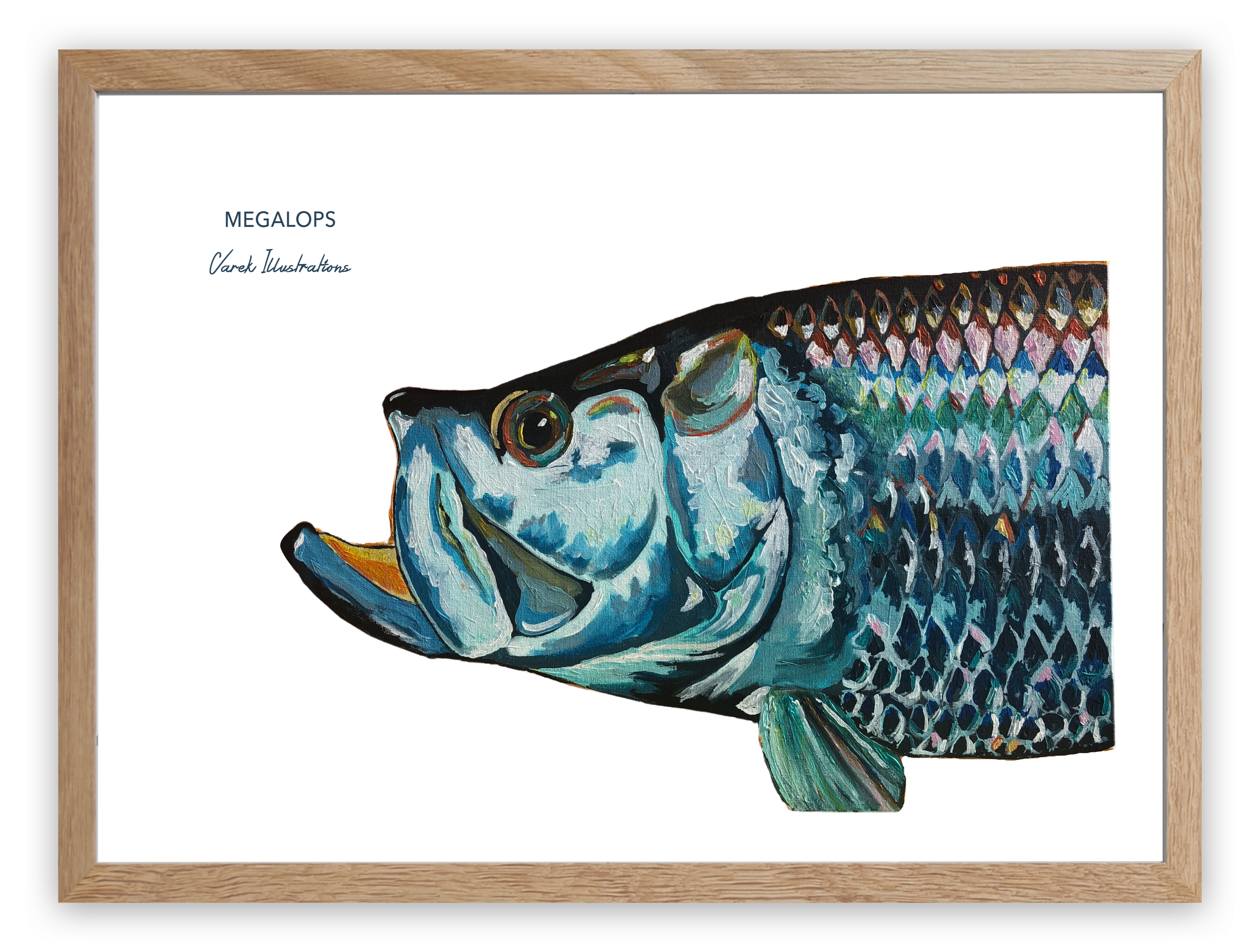 Tarpon poster - Art paper in 250gr 🌱